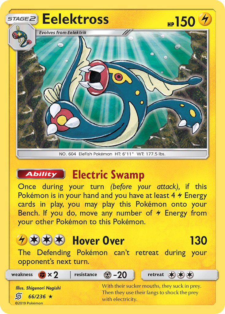 Eelektross (66/236) (Theme Deck Exclusive) [Sun & Moon: Unified Minds] | Shuffle n Cut Hobbies & Games