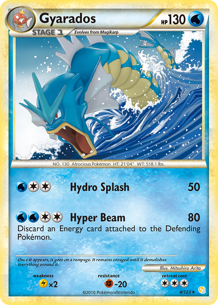 Gyarados (4/123) [HeartGold & SoulSilver: Base Set] | Shuffle n Cut Hobbies & Games