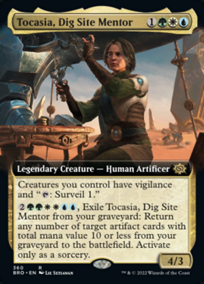 Tocasia, Dig Site Mentor (Extended Art) [The Brothers' War] | Shuffle n Cut Hobbies & Games