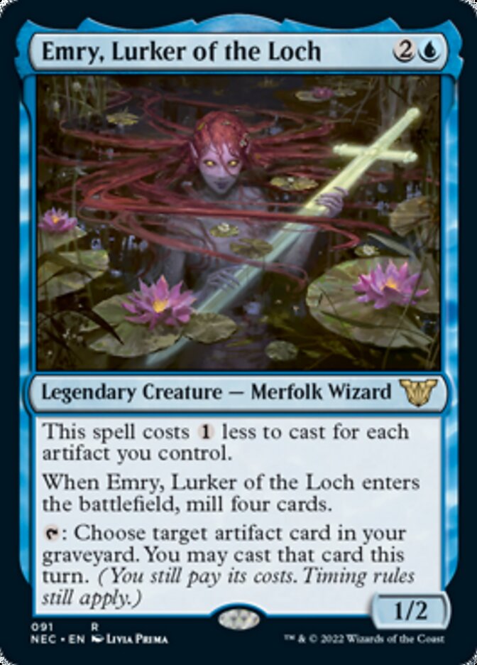 Emry, Lurker of the Loch [Kamigawa: Neon Dynasty Commander] | Shuffle n Cut Hobbies & Games