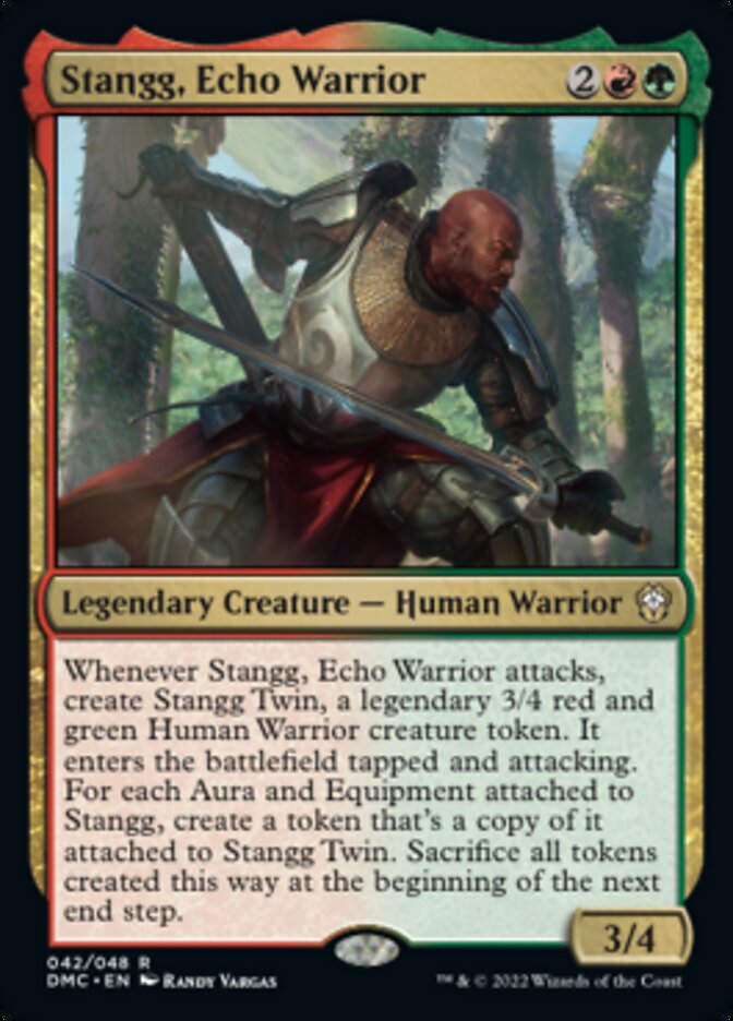 Stangg, Echo Warrior [Dominaria United Commander] | Shuffle n Cut Hobbies & Games