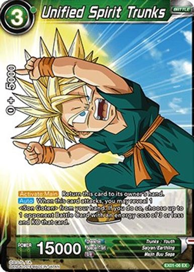 Unified Spirit Trunks (EX01-06) [Mighty Heroes] | Shuffle n Cut Hobbies & Games