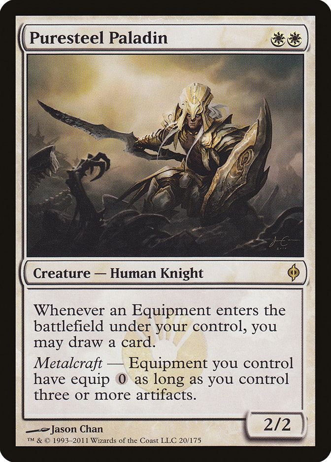 Puresteel Paladin [New Phyrexia] | Shuffle n Cut Hobbies & Games