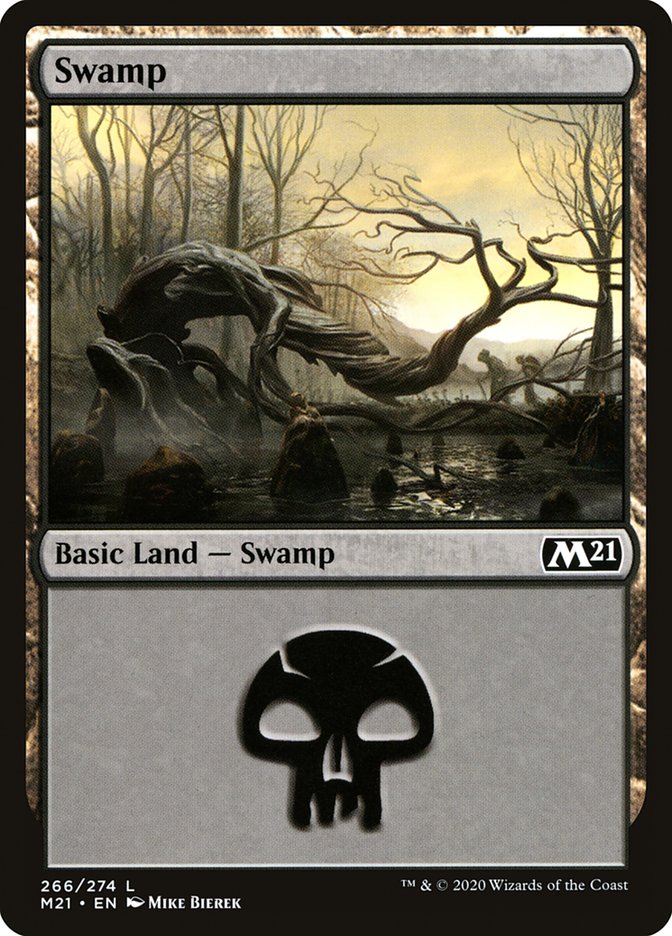 Swamp (266) [Core Set 2021] | Shuffle n Cut Hobbies & Games