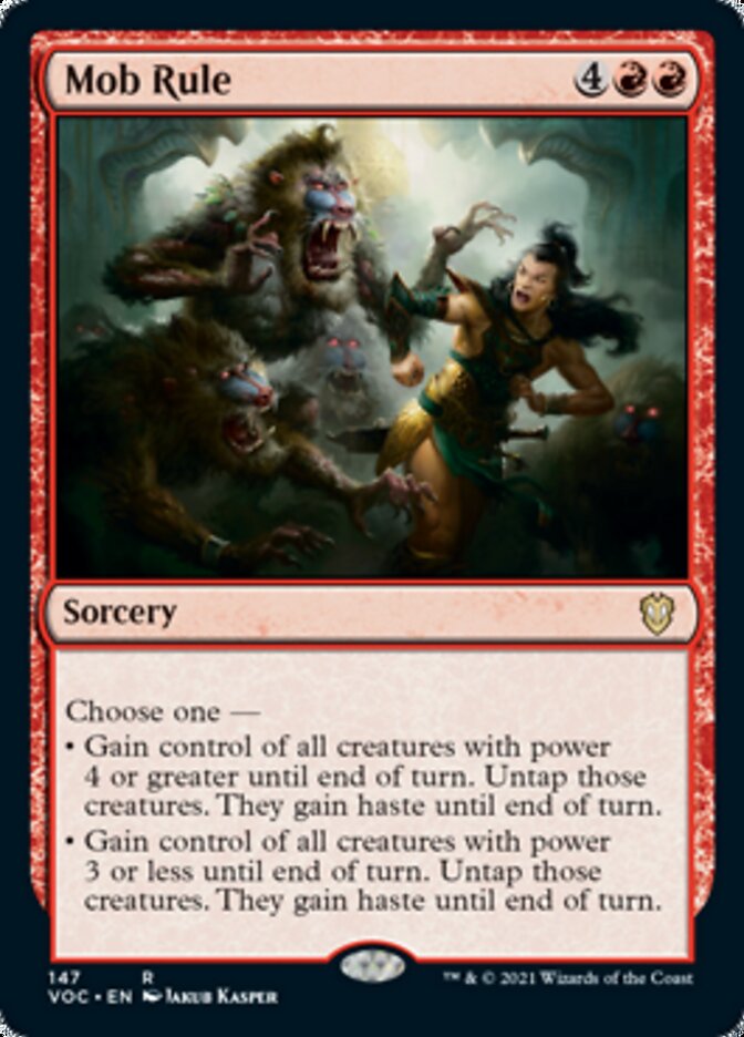 Mob Rule [Innistrad: Crimson Vow Commander] | Shuffle n Cut Hobbies & Games