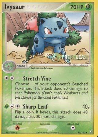 Ivysaur (35/100) (Prerelease Promo) [Nintendo: Black Star Promos] | Shuffle n Cut Hobbies & Games