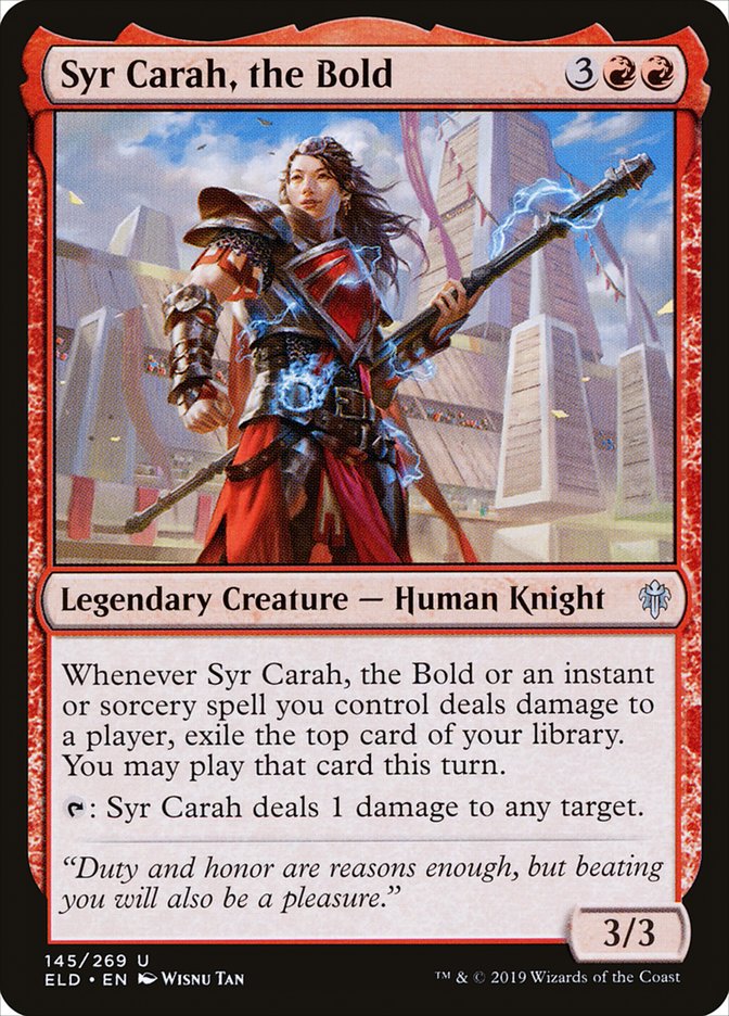 Syr Carah, the Bold [Throne of Eldraine] | Shuffle n Cut Hobbies & Games