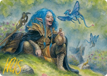 Feywild Trickster Art Card (Gold-Stamped Signature) [Dungeons & Dragons: Adventures in the Forgotten Realms Art Series] | Shuffle n Cut Hobbies & Games