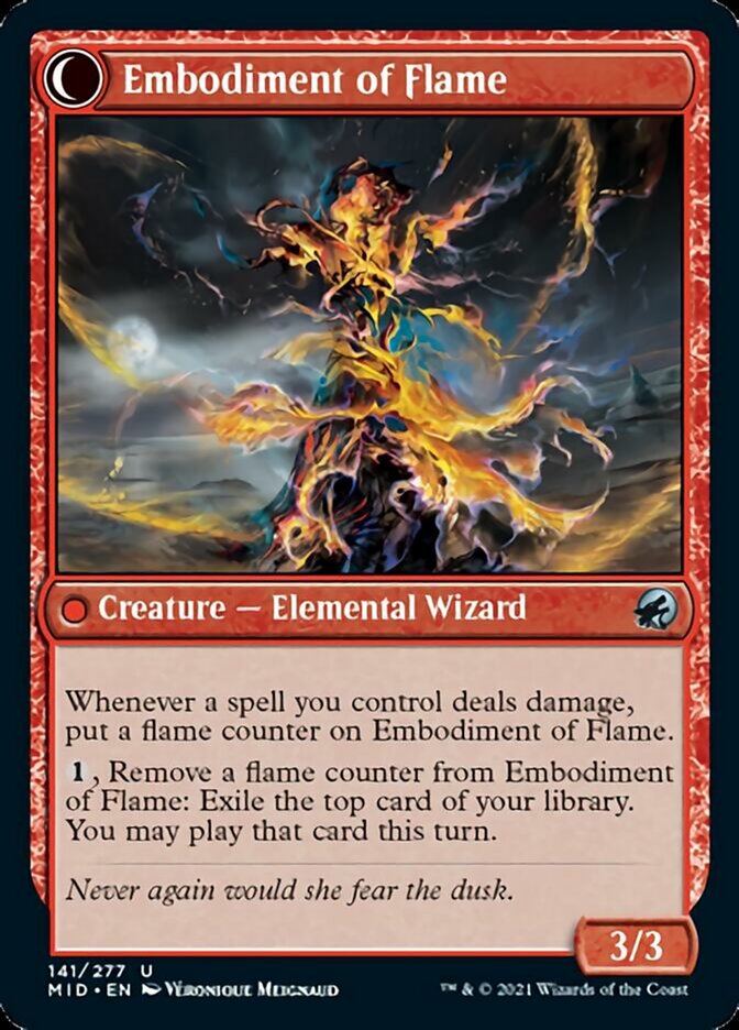 Flame Channeler // Embodiment of Flame [Innistrad: Midnight Hunt] | Shuffle n Cut Hobbies & Games