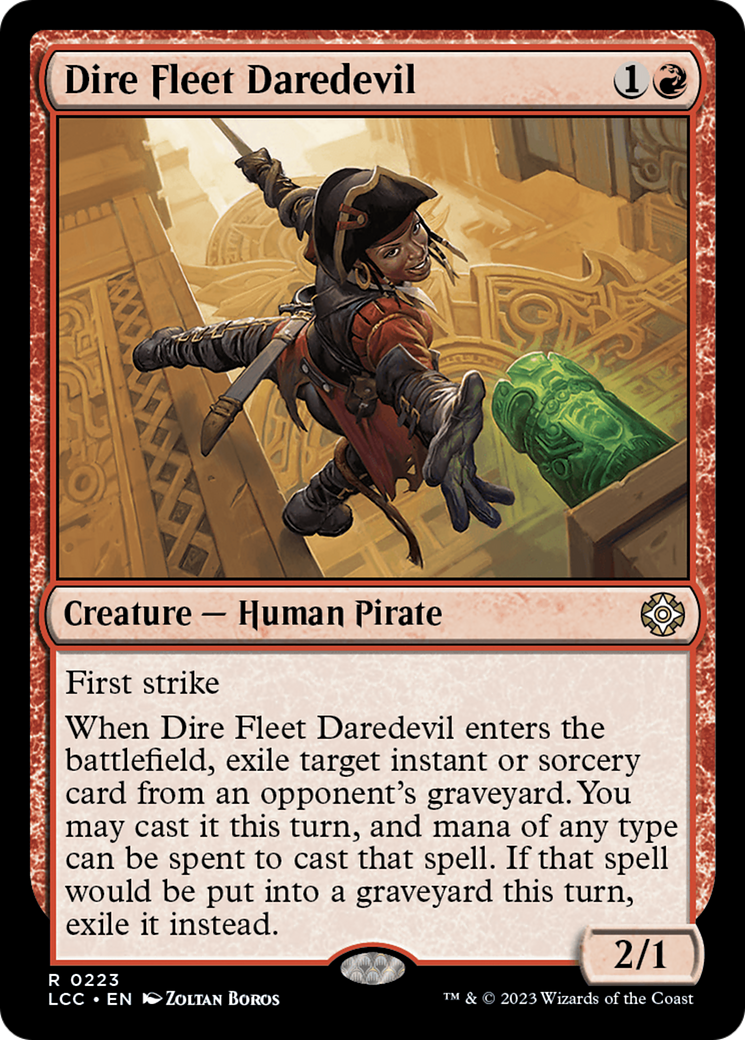 Dire Fleet Daredevil [The Lost Caverns of Ixalan Commander] | Shuffle n Cut Hobbies & Games