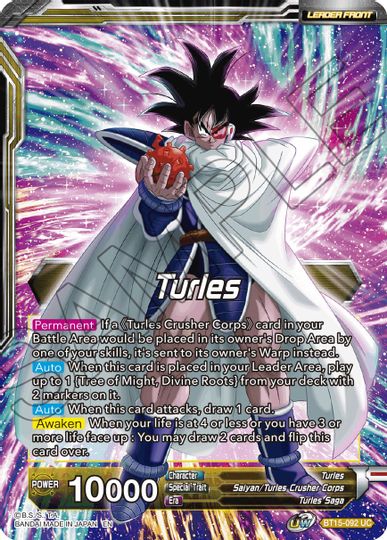 Turles // Turles, Accursed Power (BT15-092) [Saiyan Showdown Prerelease Promos] | Shuffle n Cut Hobbies & Games