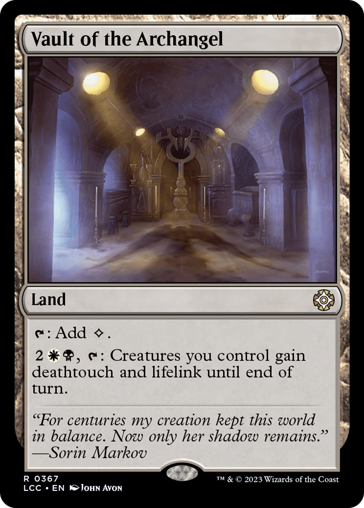 Vault of the Archangel [The Lost Caverns of Ixalan Commander] | Shuffle n Cut Hobbies & Games