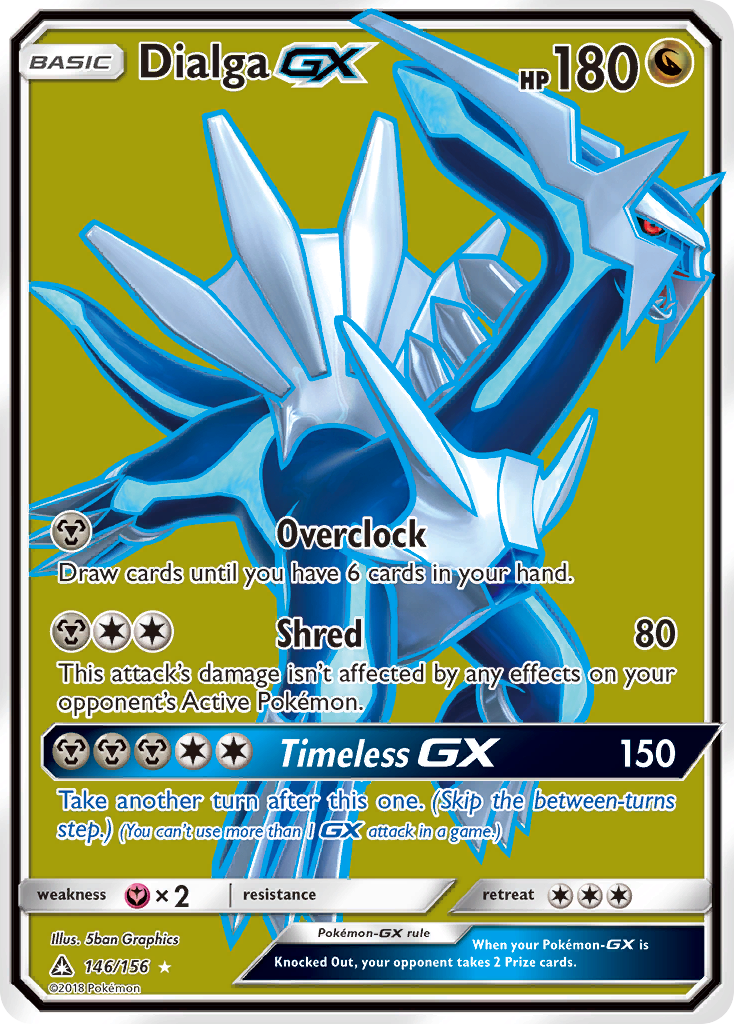 Dialga GX (146/156) [Sun & Moon: Ultra Prism] | Shuffle n Cut Hobbies & Games