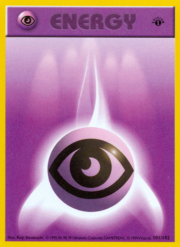 Psychic Energy (101/102) (Shadowless) [Base Set 1st Edition] | Shuffle n Cut Hobbies & Games