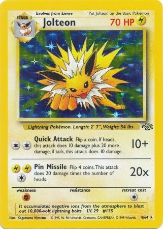 Jolteon (4/64) [Jungle Unlimited] | Shuffle n Cut Hobbies & Games