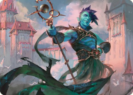 Haughty Djinn Art Card [Dominaria United Art Series] | Shuffle n Cut Hobbies & Games