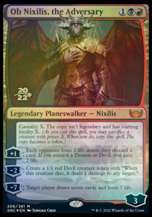 Ob Nixilis, the Adversary [Streets of New Capenna Prerelease Promos] | Shuffle n Cut Hobbies & Games