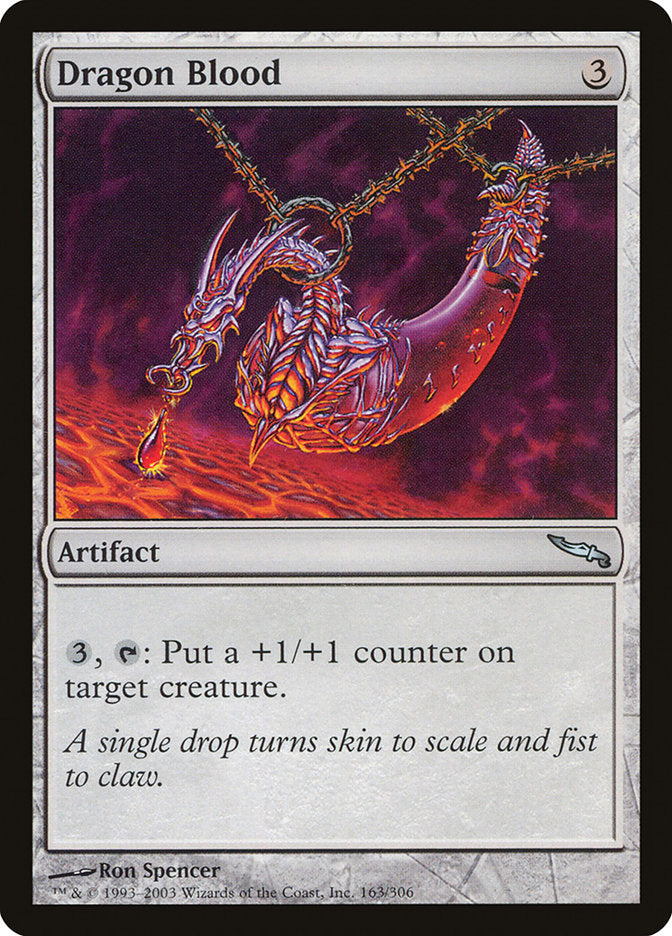 Dragon Blood [Mirrodin] | Shuffle n Cut Hobbies & Games