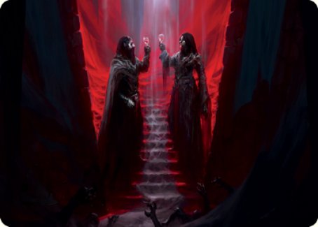 Vampires' Vengeance Art Card [Innistrad: Crimson Vow Art Series] | Shuffle n Cut Hobbies & Games