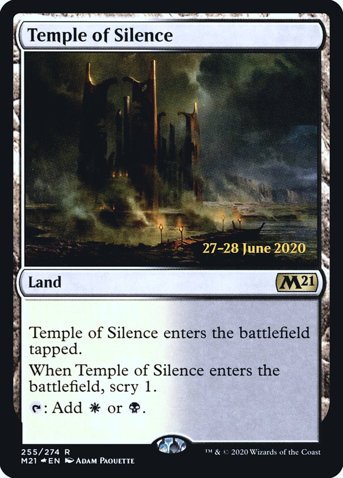 Temple of Silence [Core Set 2021 Prerelease Promos] | Shuffle n Cut Hobbies & Games