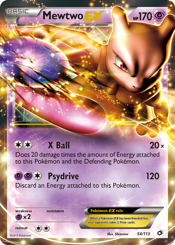 Mewtwo EX (54/113) [Black & White: Legendary Treasures] | Shuffle n Cut Hobbies & Games