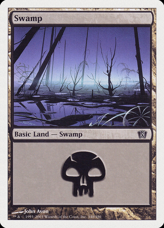 Swamp (340) [Eighth Edition] | Shuffle n Cut Hobbies & Games