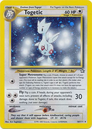 Togetic (16/111) [Neo Genesis Unlimited] | Shuffle n Cut Hobbies & Games