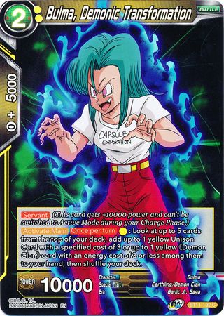 Bulma, Demonic Transformation [BT11-102] | Shuffle n Cut Hobbies & Games