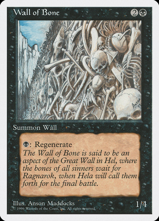 Wall of Bone [Introductory Two-Player Set] | Shuffle n Cut Hobbies & Games