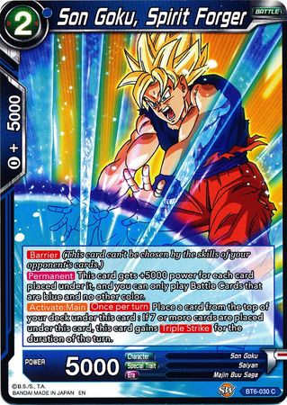 Son Goku, Spirit Forger [BT6-030] | Shuffle n Cut Hobbies & Games