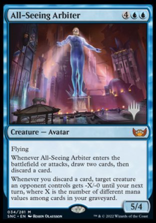 All-Seeing Arbiter (Promo Pack) [Streets of New Capenna Promos] | Shuffle n Cut Hobbies & Games