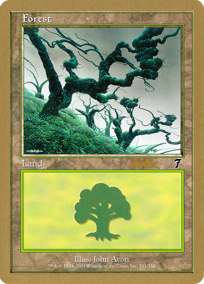 Forest (bk331) (Brian Kibler) [World Championship Decks 2002] | Shuffle n Cut Hobbies & Games