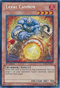 Laval Cannon [HA06-EN003] Secret Rare | Shuffle n Cut Hobbies & Games