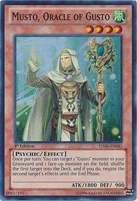 Musto, Oracle of Gusto [HA06-EN045] Super Rare | Shuffle n Cut Hobbies & Games