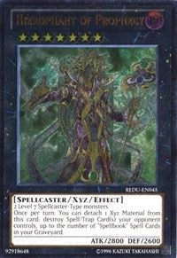 Hierophant of Prophecy (UTR) [REDU-EN045] Ultimate Rare | Shuffle n Cut Hobbies & Games