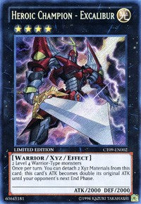 Heroic Champion - Excalibur [CT09-EN002] Secret Rare | Shuffle n Cut Hobbies & Games