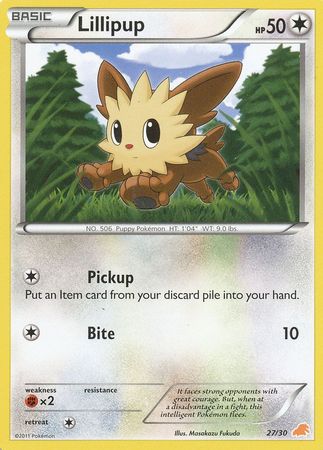 Lillipup (27/30) [Black & White: Trainer Kit - Excadrill] | Shuffle n Cut Hobbies & Games