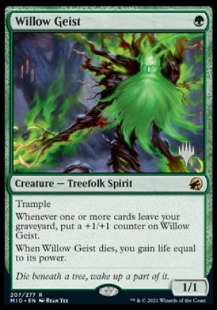 Willow Geist (Promo Pack) [Innistrad: Midnight Hunt Promos] | Shuffle n Cut Hobbies & Games