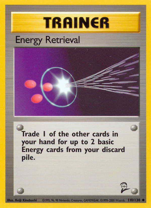 Energy Retrieval (110/130) [Base Set 2] | Shuffle n Cut Hobbies & Games