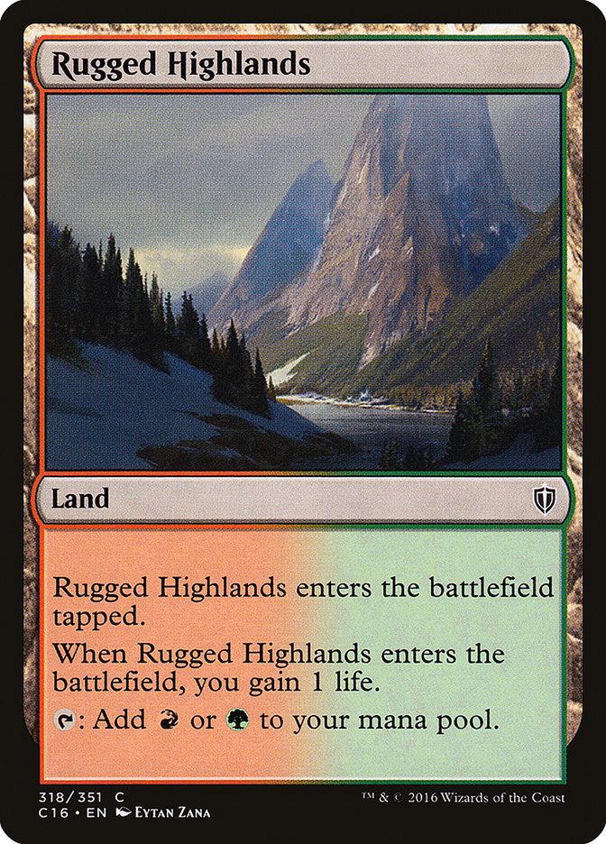 Rugged Highlands [Commander 2016] | Shuffle n Cut Hobbies & Games