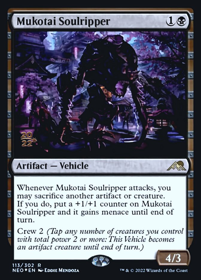 Mukotai Soulripper [Kamigawa: Neon Dynasty Prerelease Promos] | Shuffle n Cut Hobbies & Games