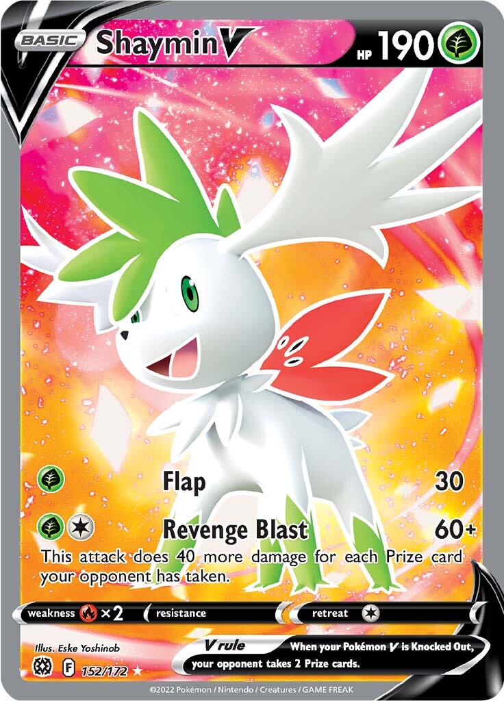 Shaymin V (152/172) [Sword & Shield: Brilliant Stars] | Shuffle n Cut Hobbies & Games