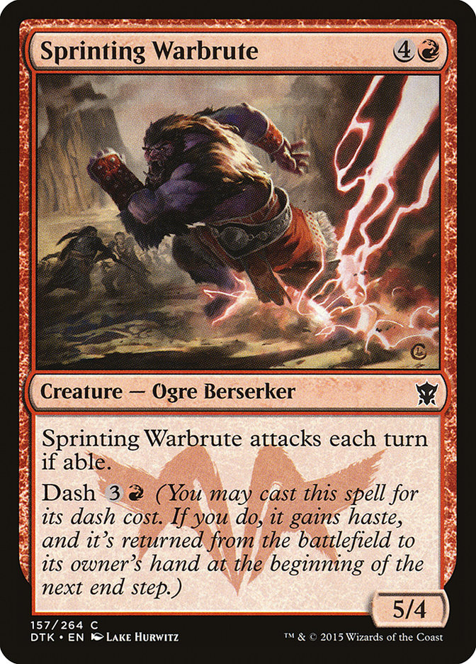 Sprinting Warbrute [Dragons of Tarkir] | Shuffle n Cut Hobbies & Games