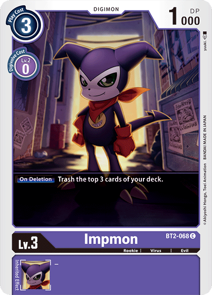 Impmon [BT2-068] [Release Special Booster Ver.1.0] | Shuffle n Cut Hobbies & Games