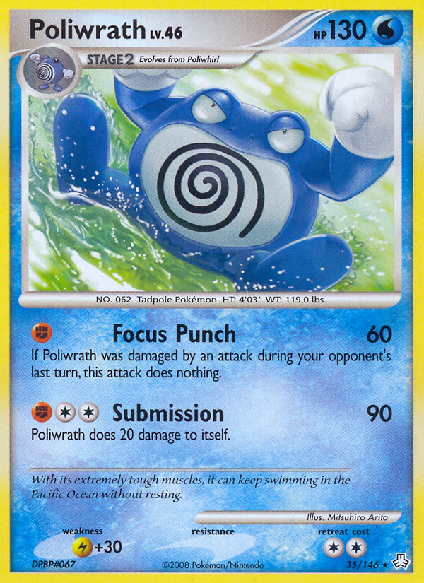 Poliwrath (35/146) [Diamond & Pearl: Legends Awakened] | Shuffle n Cut Hobbies & Games