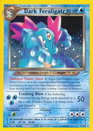 Dark Feraligatr (5/105) [Neo Destiny Unlimited] | Shuffle n Cut Hobbies & Games