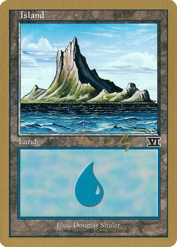 Island (tvdl335) (Tom van de Logt) [World Championship Decks 2000] | Shuffle n Cut Hobbies & Games