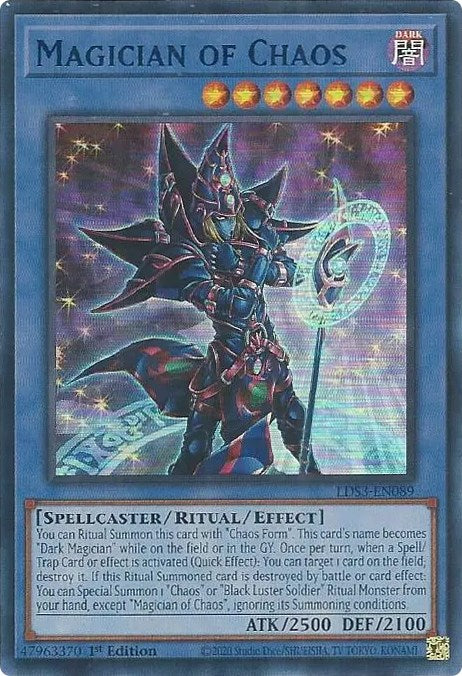 Magician of Chaos (Blue) [LDS3-EN089] Ultra Rare | Shuffle n Cut Hobbies & Games