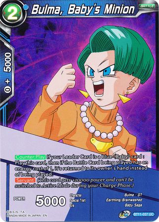 Bulma, Baby's Minion [BT11-037] | Shuffle n Cut Hobbies & Games