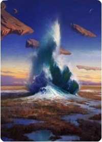 Flooded Strand Art Card [Zendikar Rising Art Series] | Shuffle n Cut Hobbies & Games